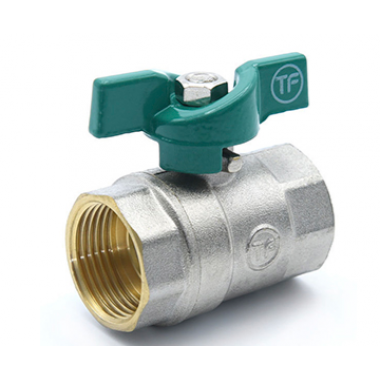Шаровой кран 3/4' бабочка гайка-гайка  "Thermofix серия 1 000" 1020.04